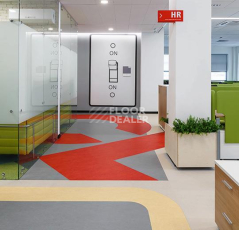 Forbo Marmoleum Modular t3131 scarlet фото 2 | FLOORDEALER